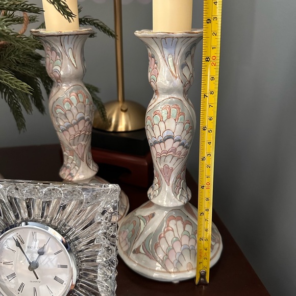 Andrea By Sadek Other - Vintage Andrea By Sadek- Pair of Ceramic Candlestick Holders